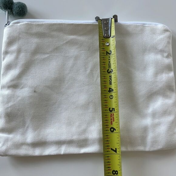 south carolina map makeup pencil bag zipper canvas New White SC - Picture 5 of 6